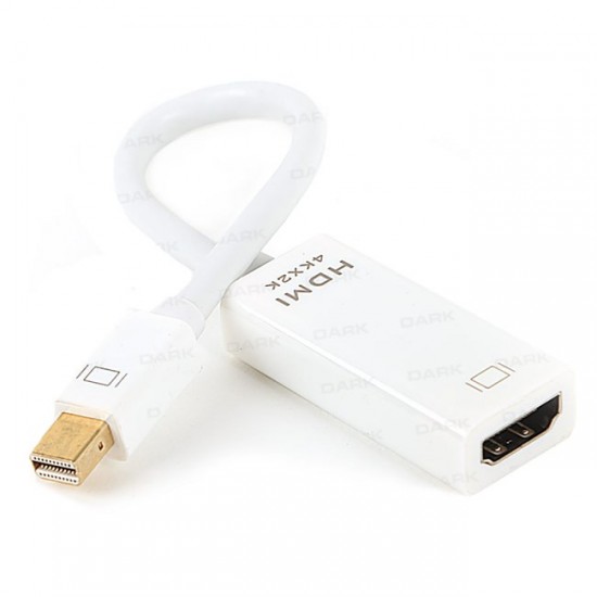 Dark Mini DisplayPort to HDMI Dişi Çevirici (4K)