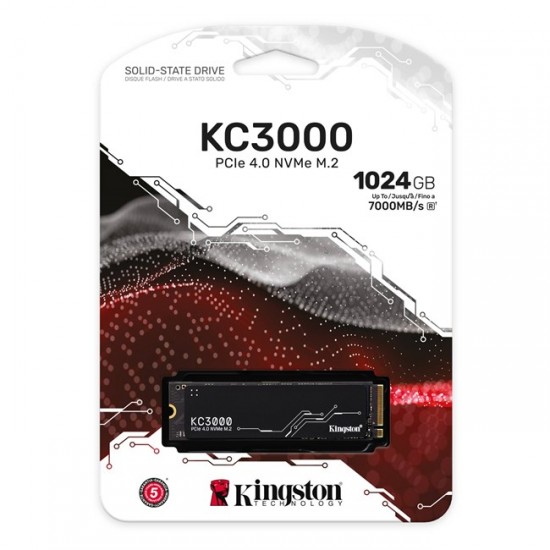 Kingston KC3000 1TB M.2 NVMe SSD (7000-6000)