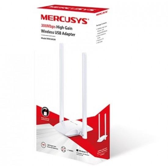 Tp-Link Mercusys MW300UH 300Mbps USB Adaptör