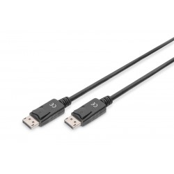 Digitus DisplayPort Kablo Siyah (2m) 4K