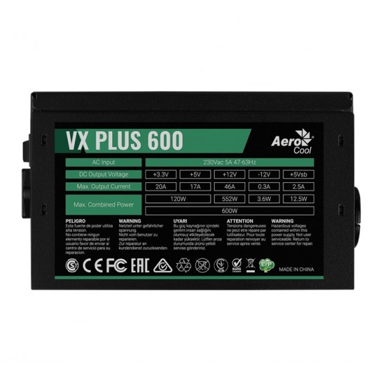 Aerocool 600W VX Plus (AE-VXP600)