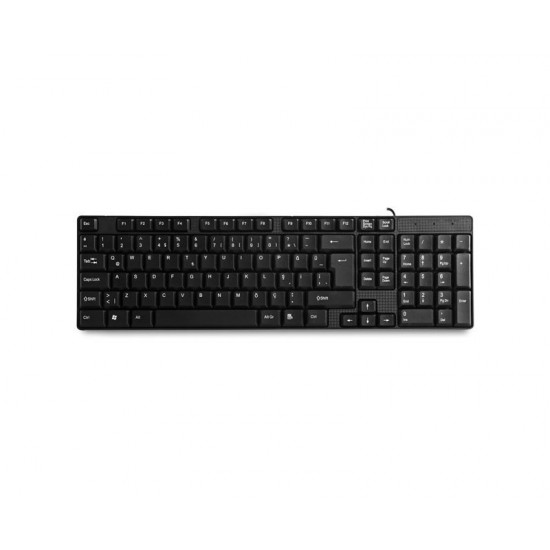 Everest KB-871U Standart USB Q Klavye Siyah