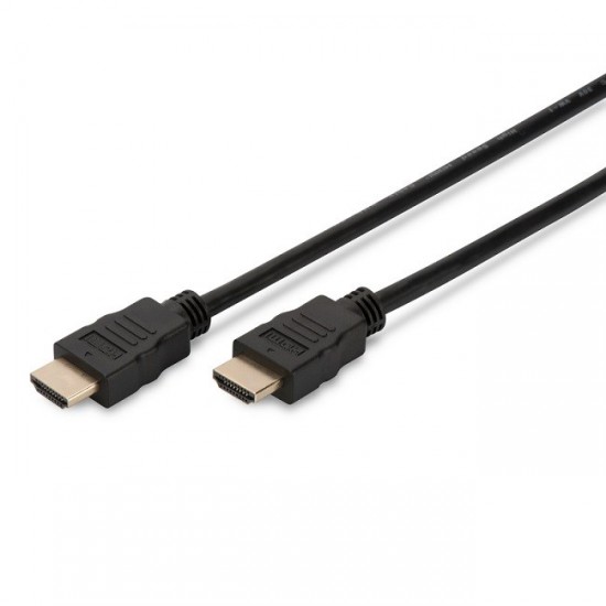 Digitus HDMI Kablo Altın Uçlu Siyah (10m) FHD Digitus HDMI Kablo Altın Uçlu Siyah (10m) FHD
