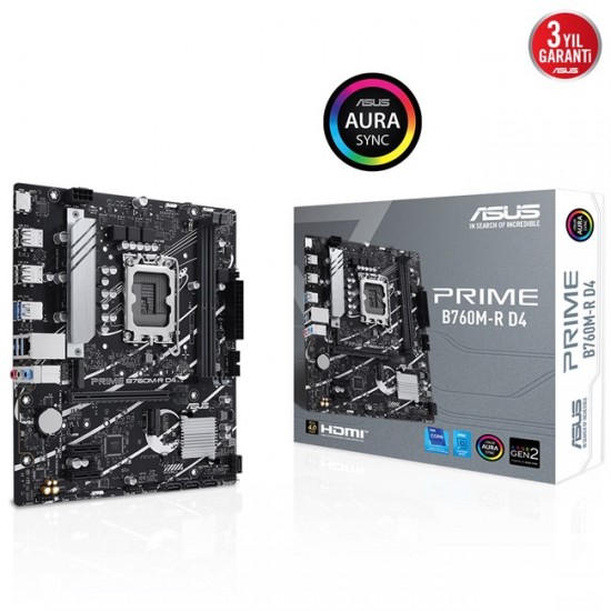 Asus Prime B760M-R D4 1700P Hdmi