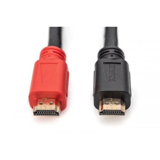 Digitus HDMI Kablo Altın Uçlu Siyah (20m) Digitus HDMI Kablo Altın Uçlu Siyah (20m)