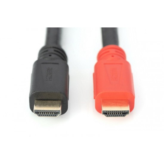 Digitus HDMI Kablo Altın Uçlu Siyah (20m) Digitus HDMI Kablo Altın Uçlu Siyah (20m)