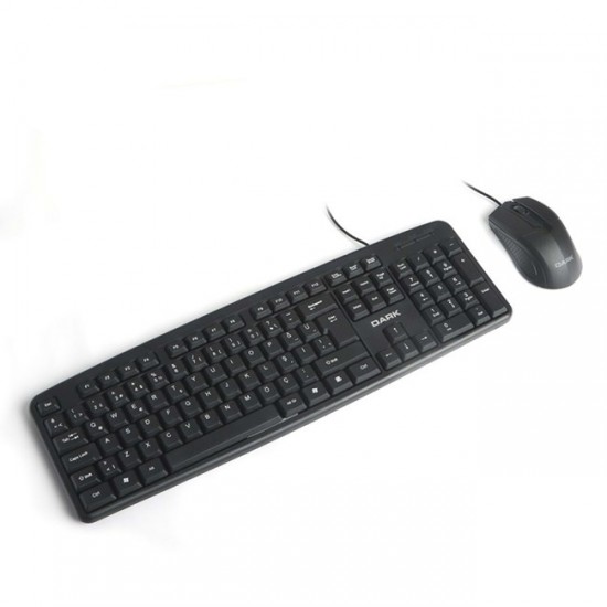 Dark (DK-AC-KM1030) USB Siyah Ofis Tip KM Set