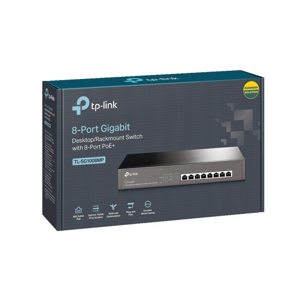 Tp-Link TL-SG1008MP 8Port Gigabit Poe Switch