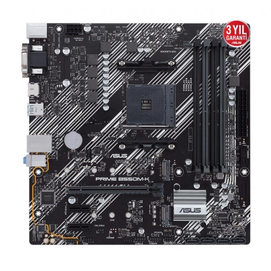 Asus Prime B550M-K ARGB AM4 Ryzen DDR4 Hdmi Dp