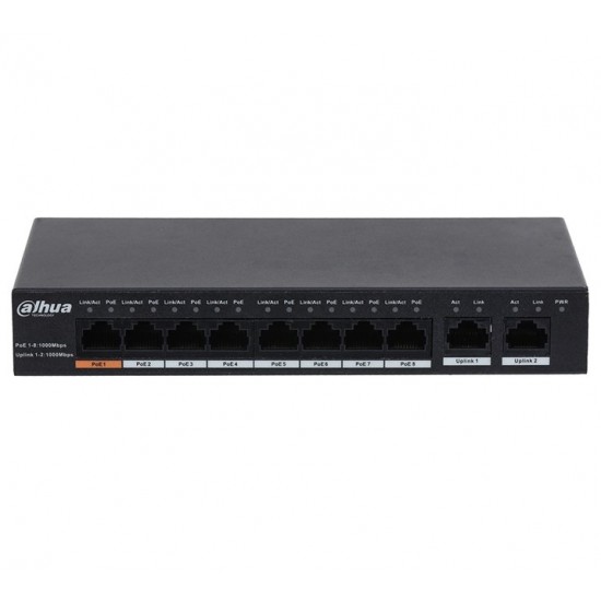 Dahua 8 Port Gigabit PoE (PFS3010-8GT-96)