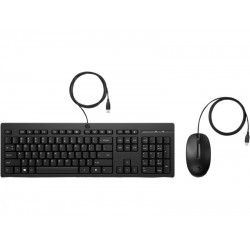 HP 225 Kablolu Set Klavye & Mouse Siyah 286J4AA