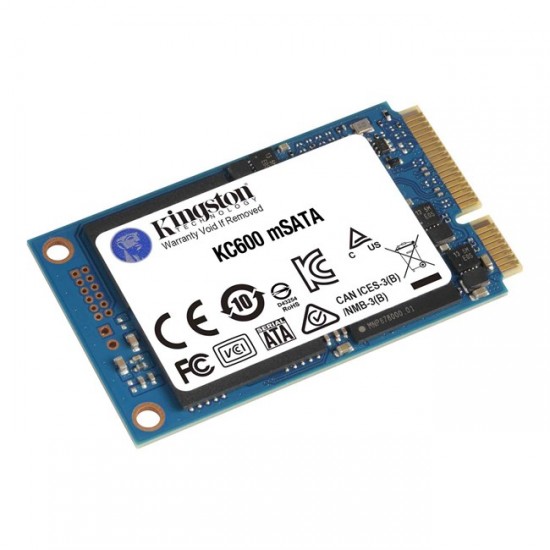 Kingston KC600 256GB mSATA SSD (550-500MB/s)