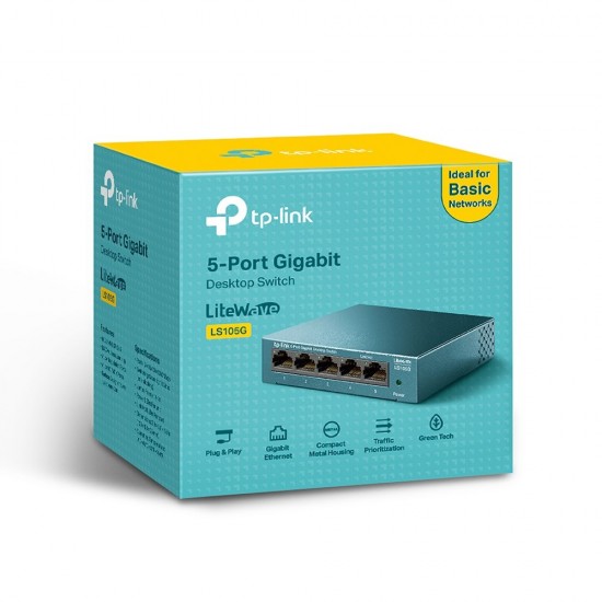 Tp-Link LS105G 5 Port Gigabit Switch