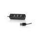 Dark 4 Port Açma/Kapama Butonlu USB2.0 Hub