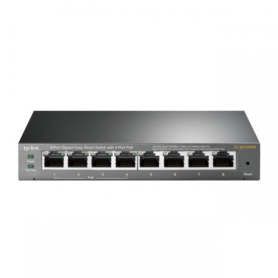 Tp-Link TL-SG108PE 8Port Gigabit 4 Port PoE Switch Tp-Link TL-SG108PE 8Port Gigabit 4 Port PoE Switch