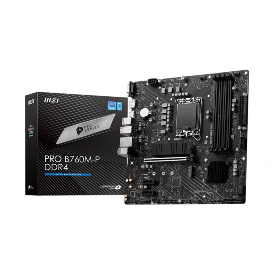 MSI Pro B760M-P D4 1700P Vga Hdmi Dp