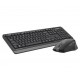 A4-Tech FG1035 Q Klavye Mouse Set Gri (Kablosuz)