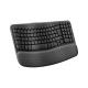 Logitech Wave Keys Kablosuz Klavye Q TR Siyah