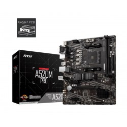 MSI A520M Pro AM4 Ryzen DDR4 Vga Hdmi Dp