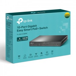 TP-Link TL-SG1210MPE 10Port GBit 8 Port PoE Switch