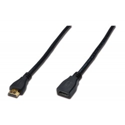 Digitus HDMI Uzatma Kablosu Siyah (2m)