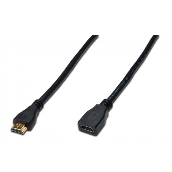 Digitus HDMI Uzatma Kablosu Siyah (2m) Digitus HDMI Uzatma Kablosu Siyah (2m)