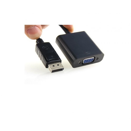 Dark DisplayPort to VGA Dişi Çevirici