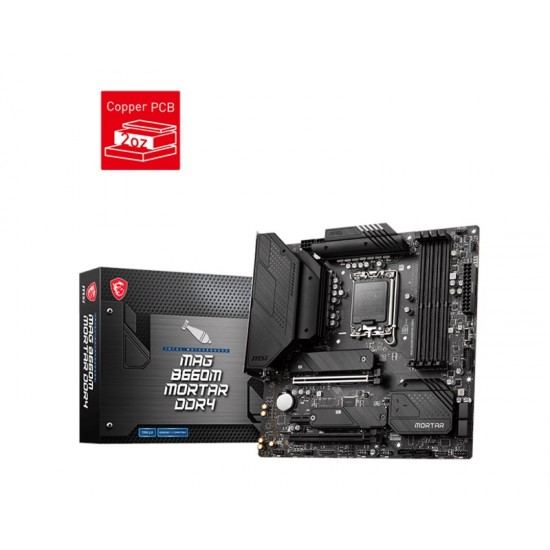 MSI Mag B660M Mortar D4 1700P Hdmi Dp