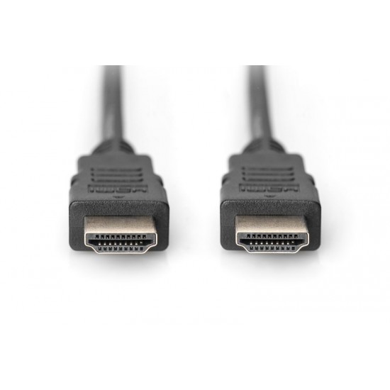 Digitus HDMI Kablo Altın Uçlu Siyah (3m) FHD Digitus HDMI Kablo Altın Uçlu Siyah (3m) FHD