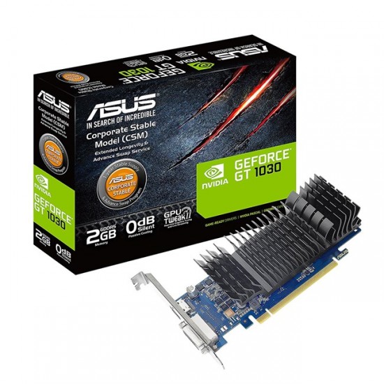 Asus GeForce GT 1030 2GB GDDR5 Dvi Hdmi 64Bit