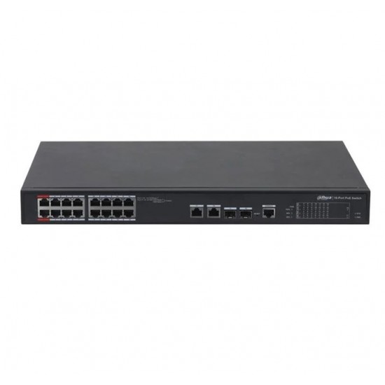 Dahua 16 Port 100Mbps PoE (PFS4218-16ET-240)