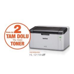 Brother HL-1211W-2T Tek Fonksiyonlu (2xToner)