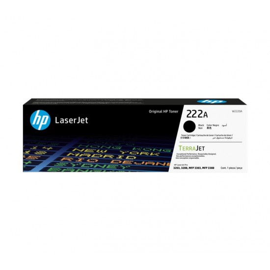 HP W2220A  Siyah Toner Kartuş 222A