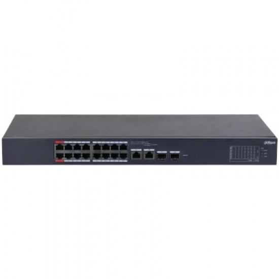 Dahua 16 Port 100Mbps Cloud PoE (CS4218-16ET-240)