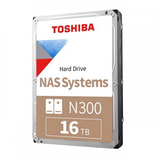 Toshiba N300 16TB 7200Rpm 512MB - HDWG31GUZSVA