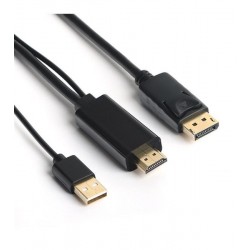 Dark HDMI Erkek to DisplayPort Çevirici