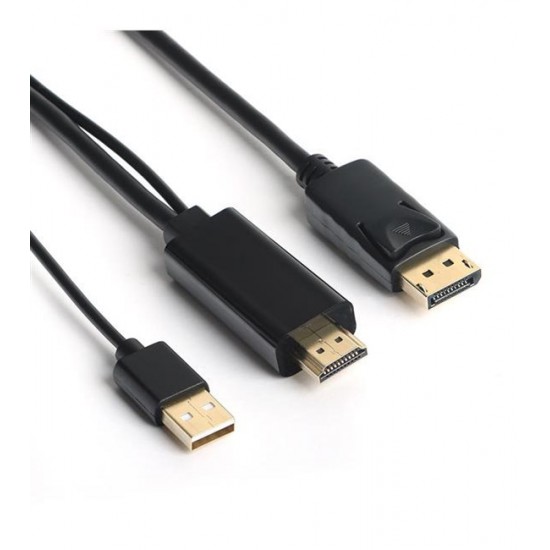 Dark HDMI Erkek to DisplayPort Çevirici