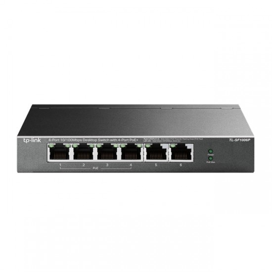 Tp-Link TL-SF1006P 6 Port 10/100 4 Port PoE Switch