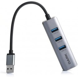 Dark DK-AC-USB332GL Usb3.0 to 3xUsb3.0-RJ45 Çevrci