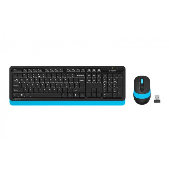 A4-Tech FG1010 Q Klavye Mouse Set Mavi (Kablosuz)