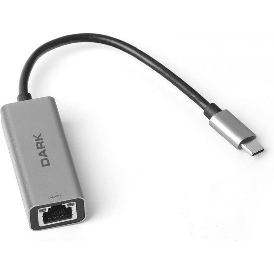 Dark Type-C to Gigabit Ethernet Adaptör