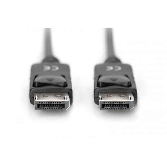Digitus DisplayPort Kablo Siyah (2m) 4K Digitus DisplayPort Kablo Siyah (2m) 4K