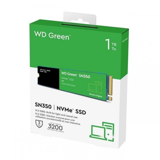 WD Green SN350 1TB M.2 NVMe SSD (3200/2500)