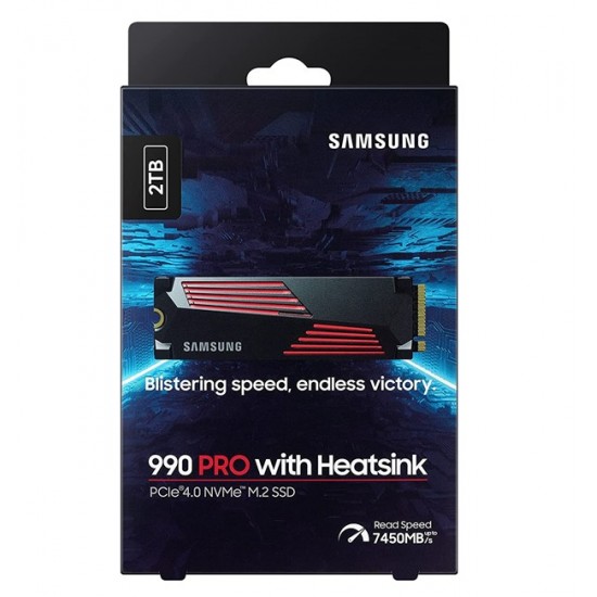 Samsung 990 Pro 2TB M.2 NVMe 7450-6900 Soğutuculu