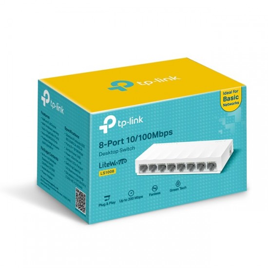 Tp-Link LS1008 8 Port 10/100 Mbps Switch