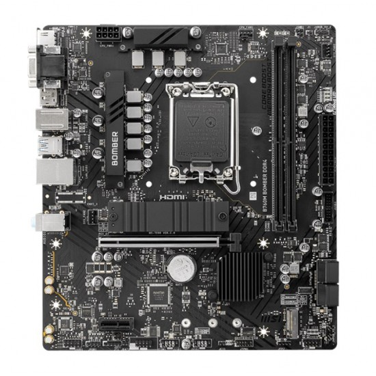 MSI B660M Bomber D4 1700P Vga Hdmi MSI B660M Bomber D4 1700P Vga Hdmi