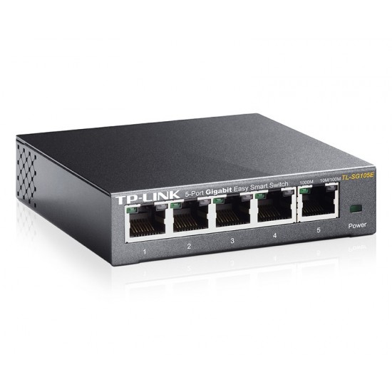 Tp-Link TL-SG105E 5 Port Gigabit Switch Tp-Link TL-SG105E 5 Port Gigabit Switch