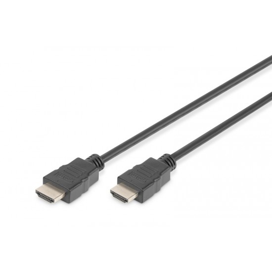 Digitus HDMI Kablo Altın Uçlu Siyah (3m) FHD Digitus HDMI Kablo Altın Uçlu Siyah (3m) FHD